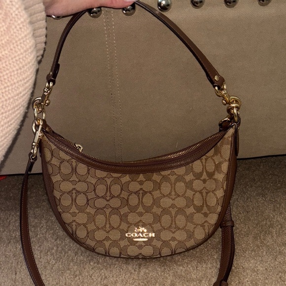 Coach Handbags - Coach Aria in Signature Jacquard Bag